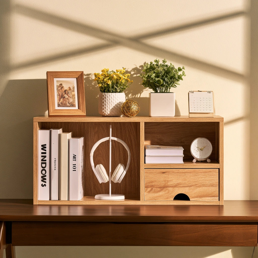 Bücherregal, aus Holz, Farbe: dunkelbraun