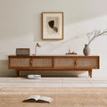 Moderner TV-Schrank, aus Holz, Farbe: hellbraun